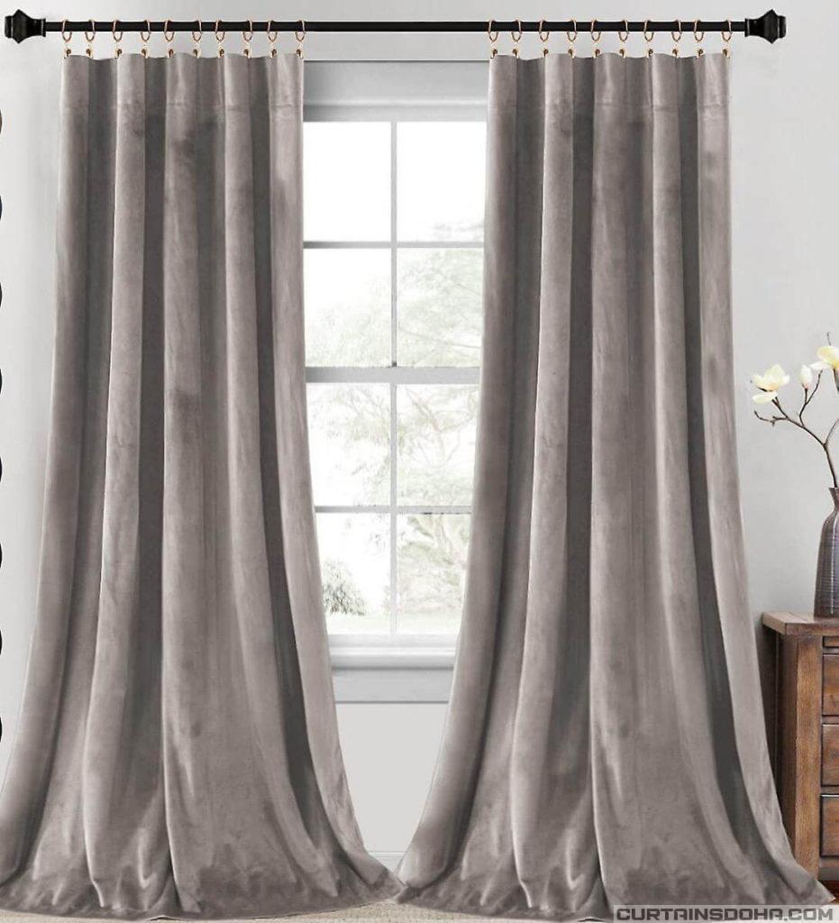 velvet curtains