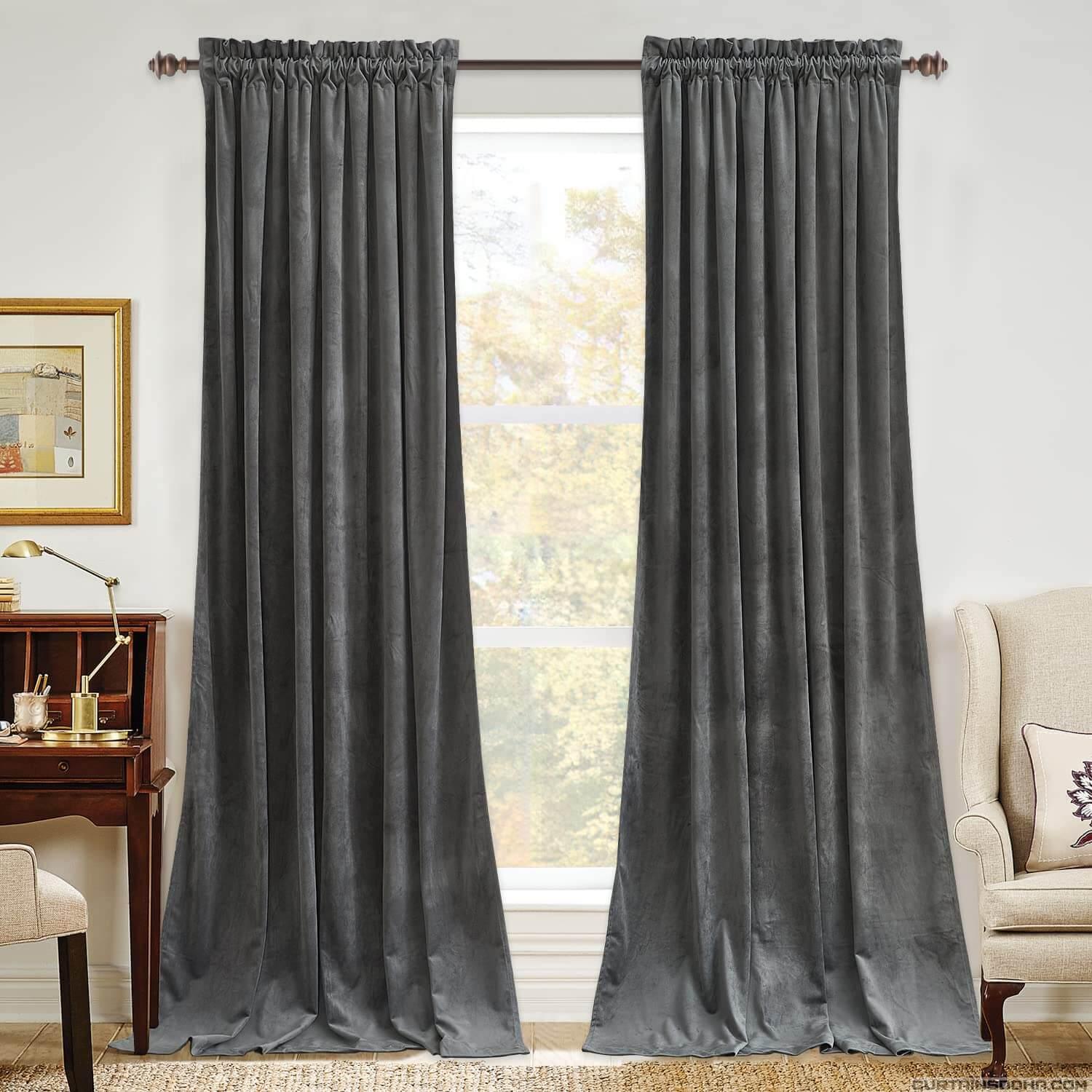 velvet curtains